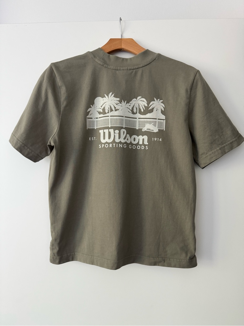 Wilson Women’s Olive Graphic Tee - Wilson Sporting Goods - retail $58